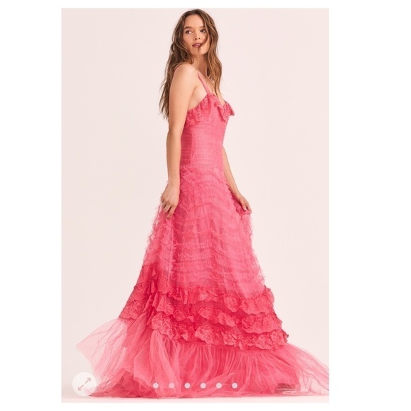 LoveShackFancy Sharelle Tiered Tulle Gown - Picture 2 of 13